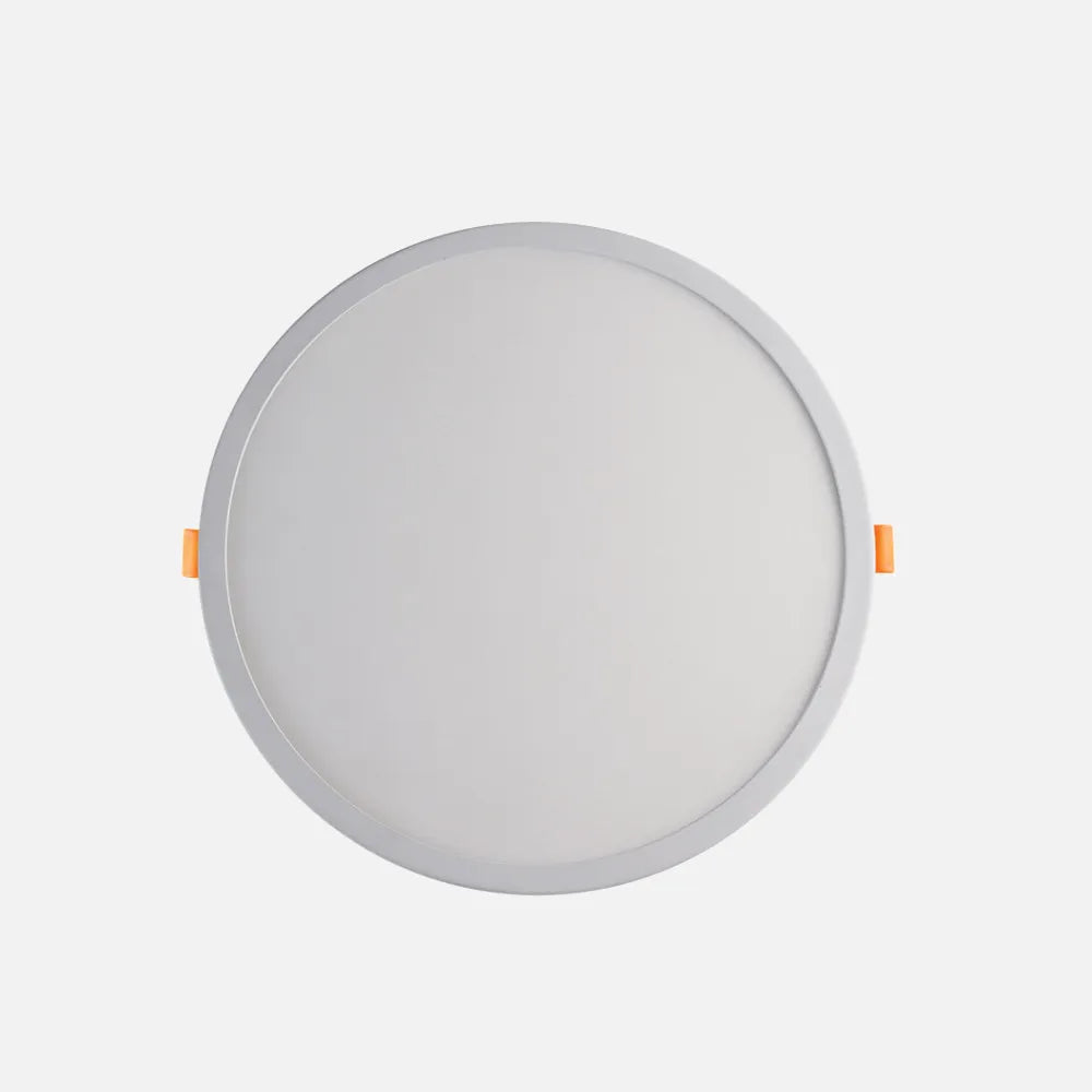 Detalle del downlight LED empotrable de 15 W de aluminio y policarbonato