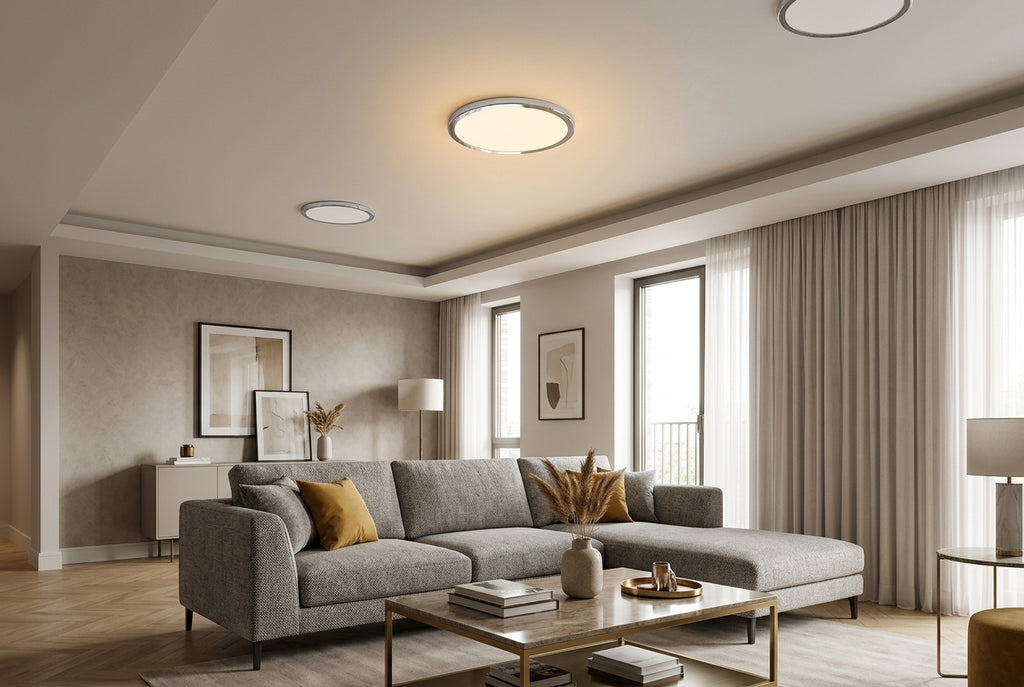 Downlight LED empotrable de 20 W de aluminio y policarbonato