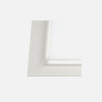 Detalle del marco perla plata del downlight empotrable cuadrado de 20 W
