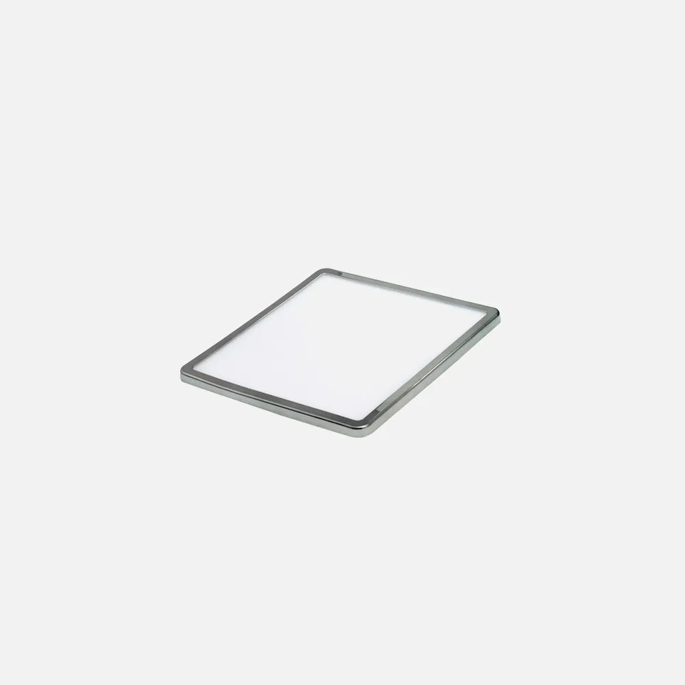 Downlight LED empotrable cuadrado de 8 W de aluminio y policarbonato