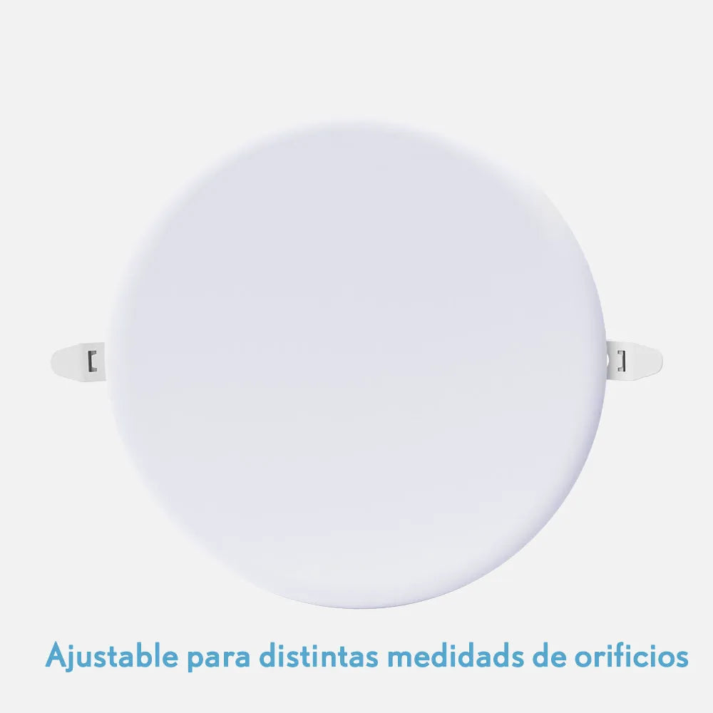 Downlight LED empotrable de 36 W con corte ajustable para distintas medidas de agujero