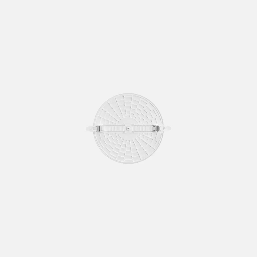 Parte trasera del downlight LED empotrable de 9 W con sus muelles de sujeción