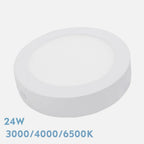 Downlight LED de superficie redondo blanco de 29 cm de diámetro