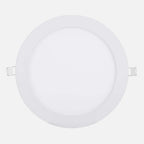 Downlight LED empotrable redondo blanco, vista frontal