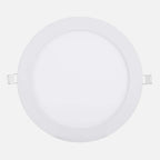 Downlight LED empotrable redondo blanco, vista frontal