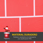 Material duradero: detalle de la chimenea de poliéster con clasificación IP44 resistente a la intemperie