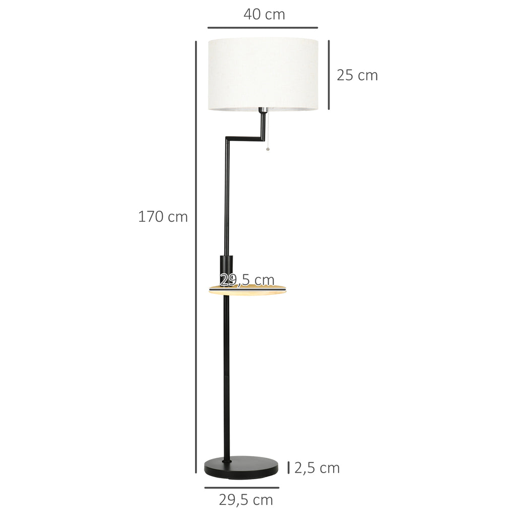 Medidas de la lámpara de pie: Ø 40 cm y 170 cm de alto
