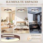 Tres temperaturas de color y brillo regulable de hasta 2500 lm