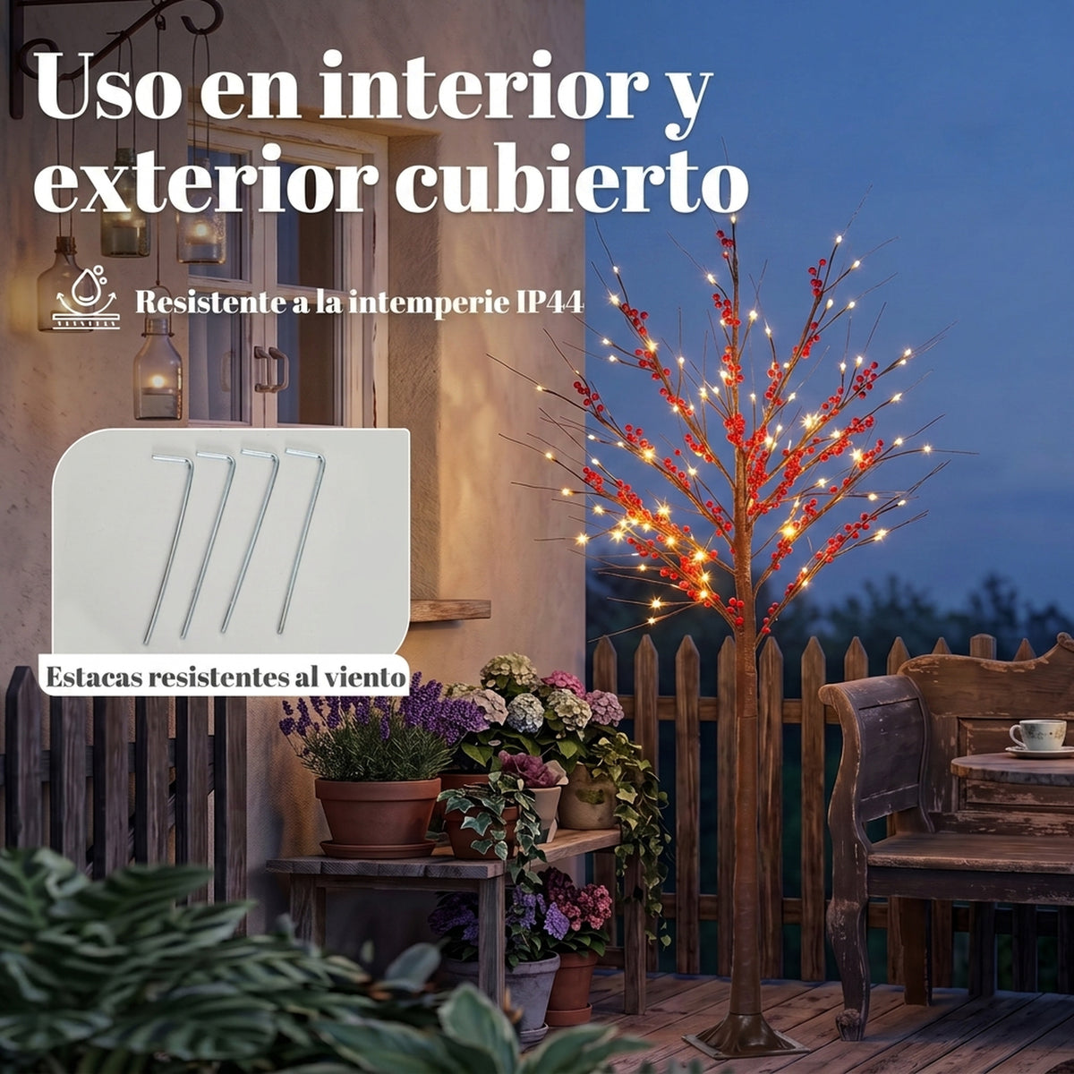 12 ramas flexibles y moldeables