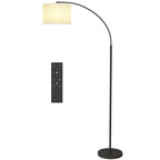 Lámpara de pie LED en arco negra, vista 9