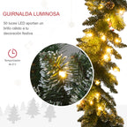 Guirnalda luminosa: 50 luces LED de luz cálida y temporizador de 6 horas