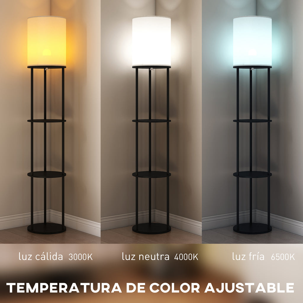 Temperatura de color ajustable: 3000 K, 4500 K y 6500 K