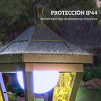 Resistencia IP44 a la intemperie