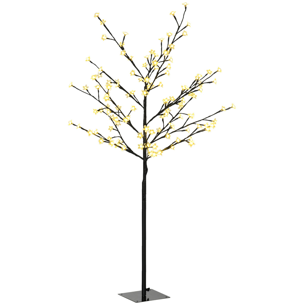 Árbol de flor de cerezo de 120 cm, vista frontal