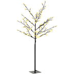 Árbol de flor de cerezo de 120 cm, vista frontal