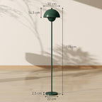 Medidas de la lámpara de pie: Ø 30 cm y 155 cm de alto