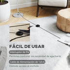 Lámpara de pie fácil de usar con interruptor de pie