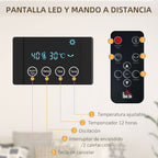 Pantalla LED y mando a distancia