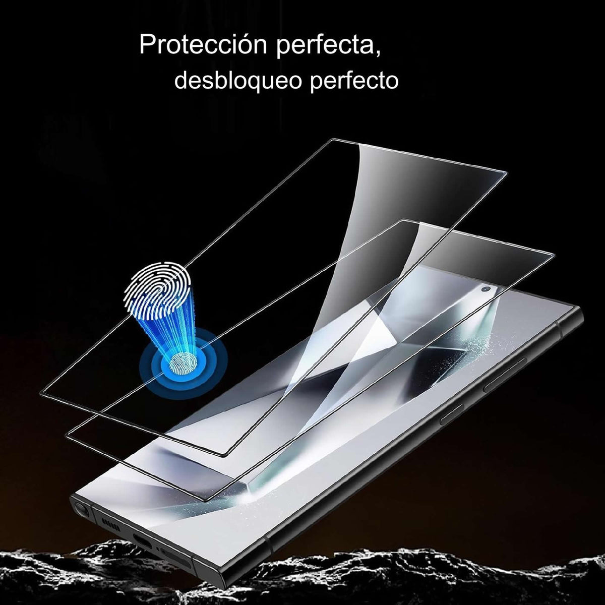 Detalle del anillo de aleación de aluminio del protector de cámara trasera ALUMAR