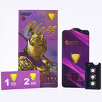 Set protector de pantalla y cámara ALUMAR de cristal templado 9H para Samsung Galaxy S24