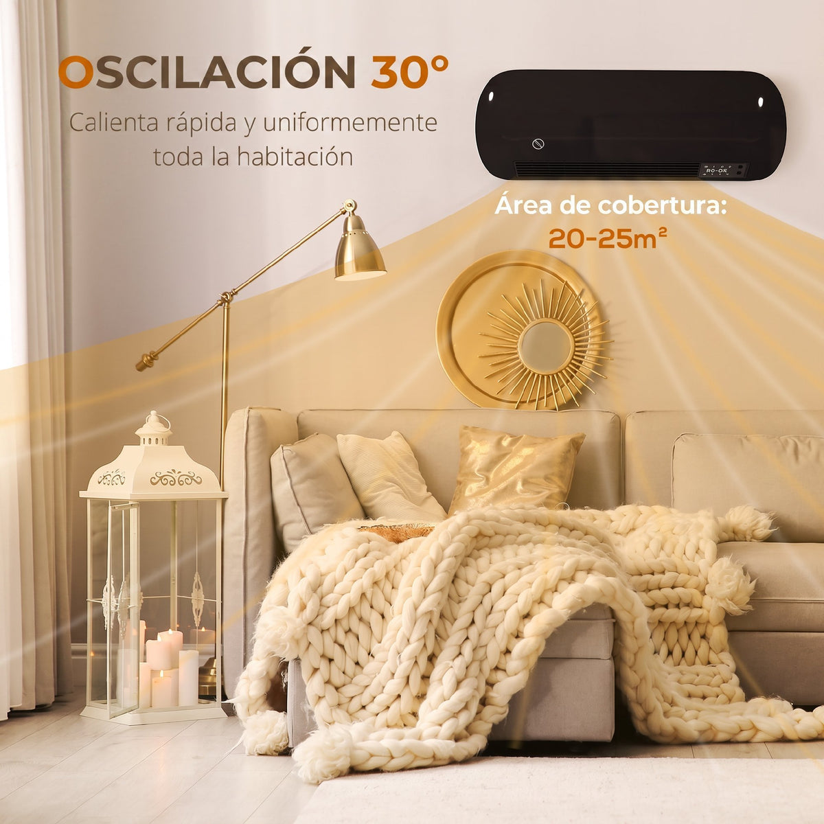 Detección de ventana abierta que detiene la calefacción