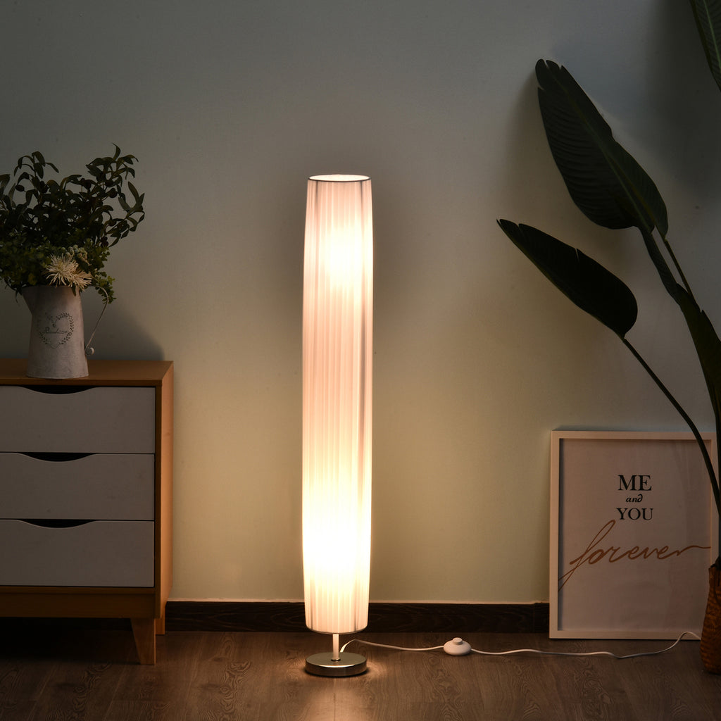 Lámpara de pie blanca de 2 luces E27, vista 2