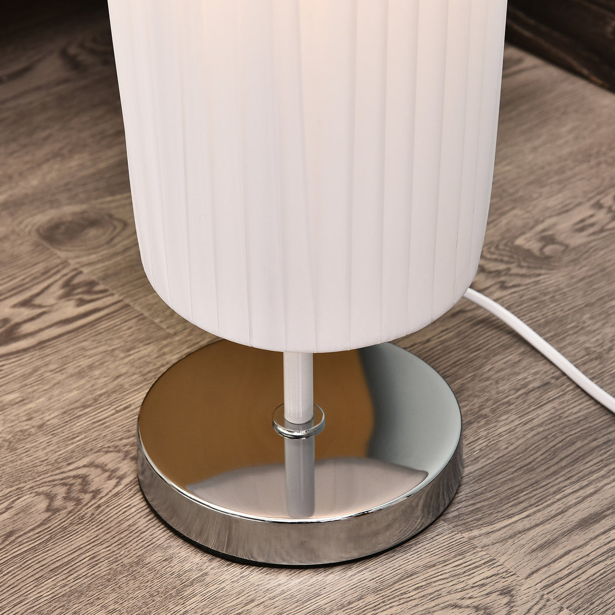 Lámpara de pie blanca de 2 luces E27, vista 8