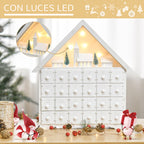 Calendario 2 en 1: calendario de Adviento y decoración navideña