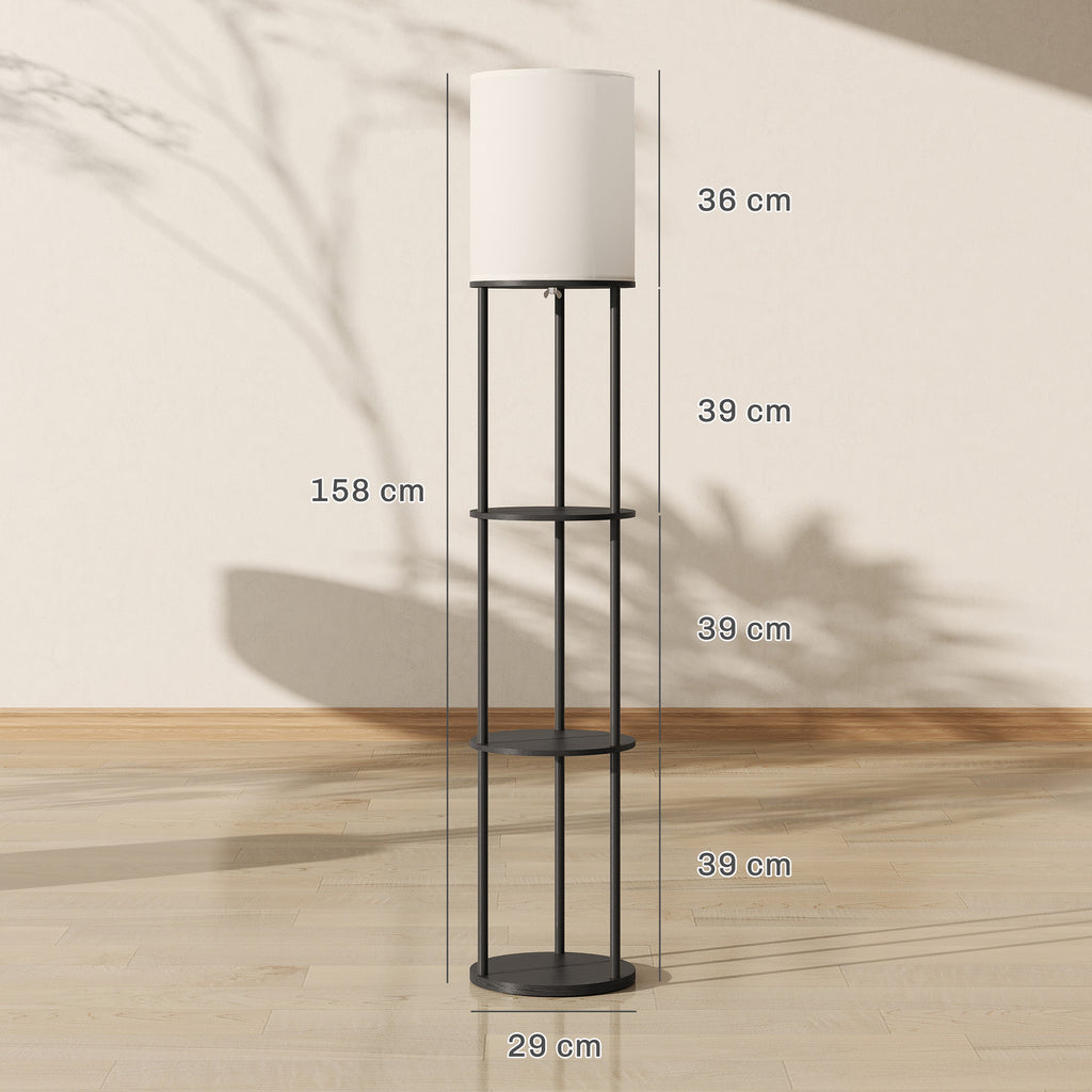 Medidas de la lámpara de pie: Ø 29 cm y 158 cm de alto