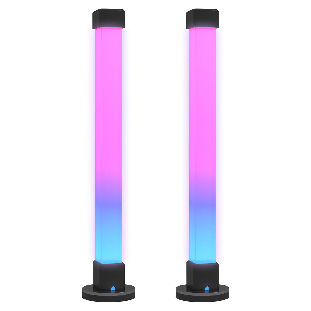 Conjunto de 2 lámparas LED de barra, vista frontal