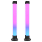 Conjunto de 2 lámparas LED de barra, vista frontal