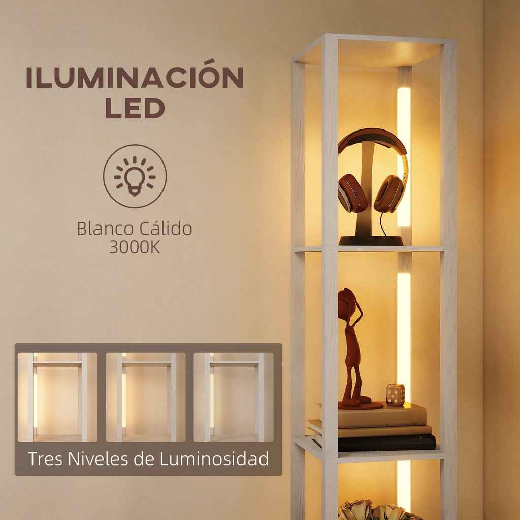 Luz LED ajustable en 3 niveles con interruptor de pie