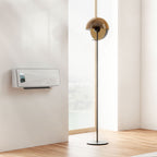 Calefactor de pared blanco con mando a distancia