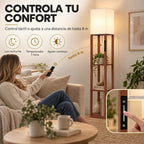 Control táctil y mando a distancia RF de la lámpara de pie