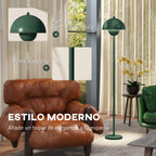 Estilo moderno de la lámpara de pie con pantalla de cuenco