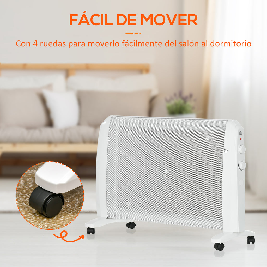 Dos niveles de potencia: 1000 W y 2000 W