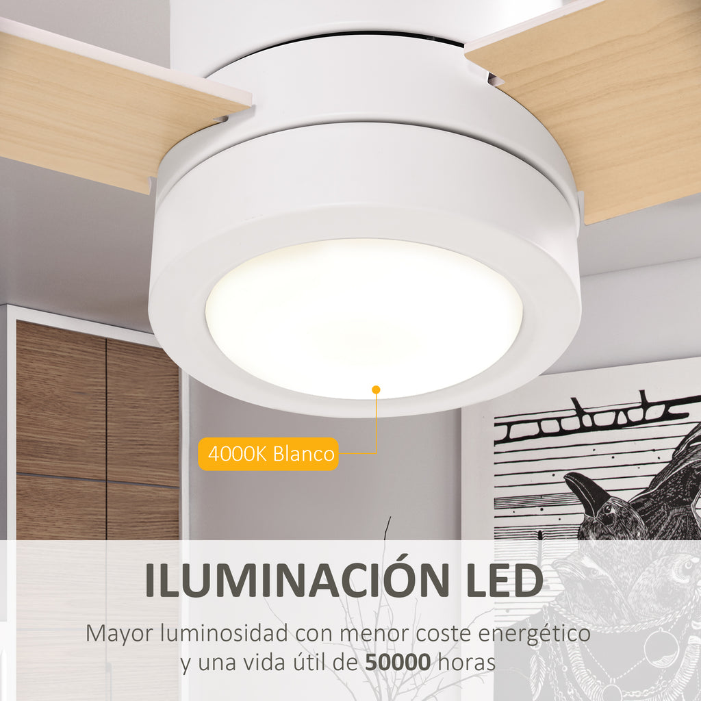 Luz LED blanca de 4000 K con vida útil de 50.000 horas